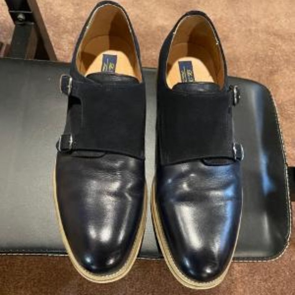La Milano Men's Blue Dress Shoes (Pre-Owned)